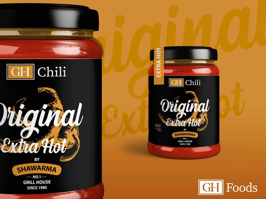 Æske: 3 X GH Chili Extra Hot (200g pr. glas)